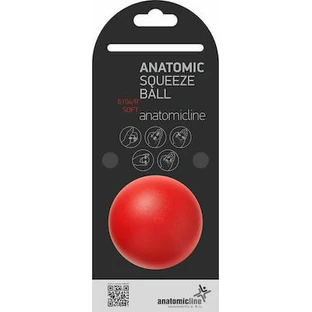 ANATOMIC LINE Hand Exercise Ball Red Squeeze Ball Soft