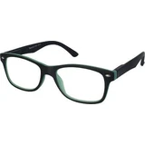 EYELEAD Presbytie - Lunettes de lecture Noir - Vert E192 +2.50