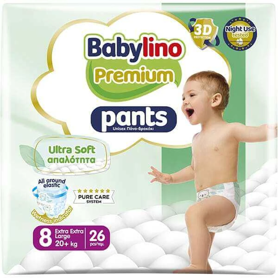 BABYLINO Broek Premium Zacht No8 Voor 20+ kg 26 Stuks