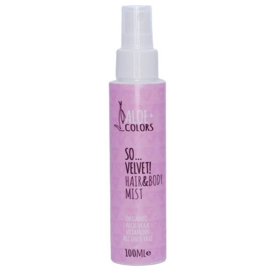 ALOE+ COLORS So Velvet Bruma Corporal y Capilar Spray Hidratante para Cuerpo y Cabello con Perfume Empolvado 100ml