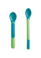 MAM Heat Spoons Heat Sensitive Spoons With Pouch For 6+ Months 513U 2 pieces