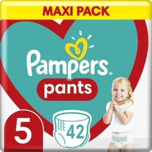 PAMPERS Baby Broekjes Nr.5 12-17Kgr 42 Stuks Maxi Pack