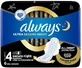 ALWAYS Ultra Secure Night 4 InstantDry High Absorbency Pads with Wings, 6 pieces