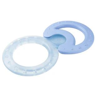NUK Teething Ring Set Cool From 3 Months In Various Colors - Blue