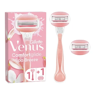 GILLETTE Venus Comfortglide Body Scraper 1 Pièce Avec Têtes de Remplacement 3 Lames & Ruban Lubrifiant Spa Breeze 2 Pièces