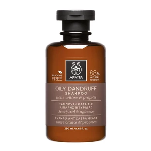 APIVITA Shampoo Against Oily Dandruff With White Willow & Propolis 250ml