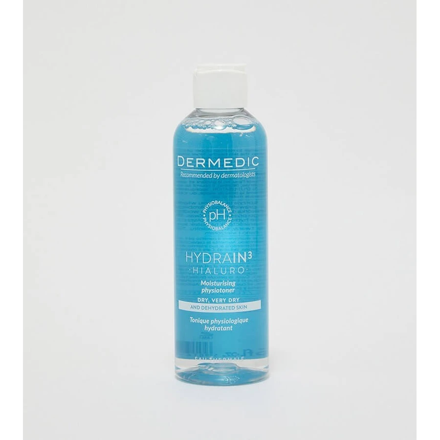 DERMEDIC Hialuro Feuchtigkeitsspendender Physiotoner für trockene, sehr trockene und dehydrierte Haut 200ml