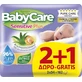 BABYCARE Sensitive Plus babydoekjes zonder alcohol en parabenen met aloë vera (3x54) 162 stuks