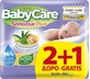 BABYCARE Sensitive Plus Toallitas sin Alcohol ni Parabenos con Aloe Vera (3x54) 162 Piezas