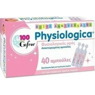 GIFRER Physiologica Normaal Serum Voor Neus & Ogen, Steriele Ampullen 40x5ml