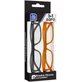 EYELEAD Lesebrille - Presbyopie Grau Granulat E225 & Honig Granulat E218 +4.00