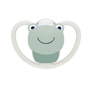 Sucette en silicone NUK Space 0-6m de différentes couleurs - Gris
