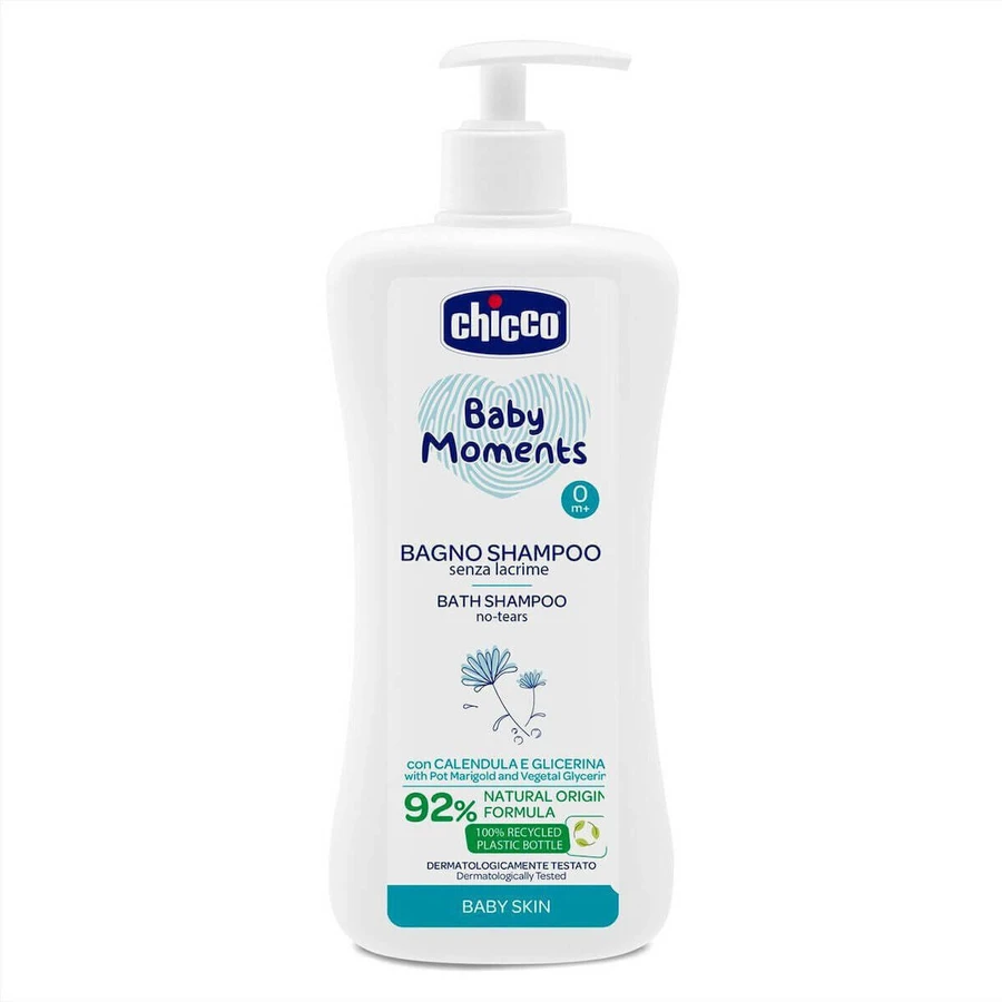 CHICCO Baby Moments Gel douche et shampooing au Calendula 750ml [10592-00]