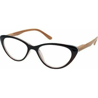 EYELEAD Gafas de lectura-Presbicia Burdeos Mariposa con brazo de madera E206 +1.00