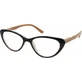 EYELEAD Gafas de lectura-Presbicia Burdeos Mariposa con brazo de madera E206 +1.00