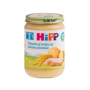 HIPP Bio-Babybrei Mais mit Kartoffeln & Bio-Pute Ab 5 Monaten 190g