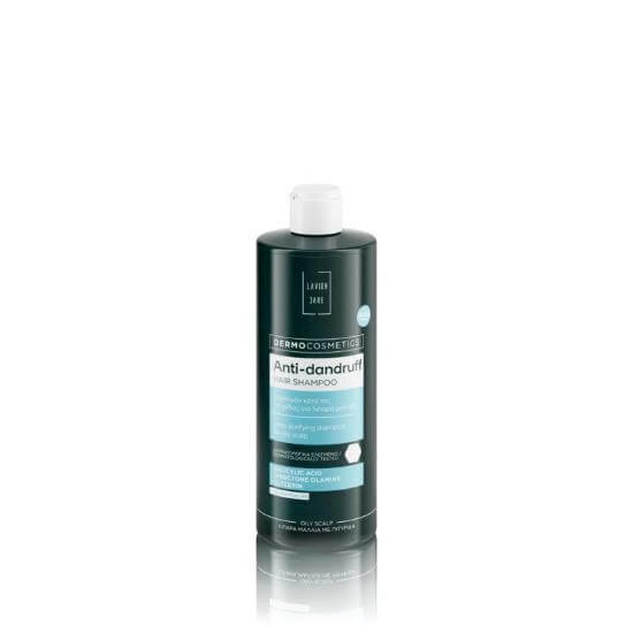 LAVISH Care Dermocosmetics Anti-Dandruff Shampoo voor de vette hoofdhuid Shampoo tegen roos en vet haar 400ml + 100ml Gift