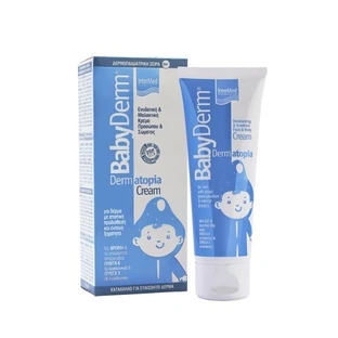 INTERMED Babyderm Dermatopia Crema Hidratante y Emoliente Rostro y Cuerpo Para Bebés y Niños 75ml