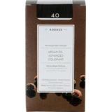 KORRES Argan Oil Advanced Colorant Hair Dye 4.0 Brown Natural