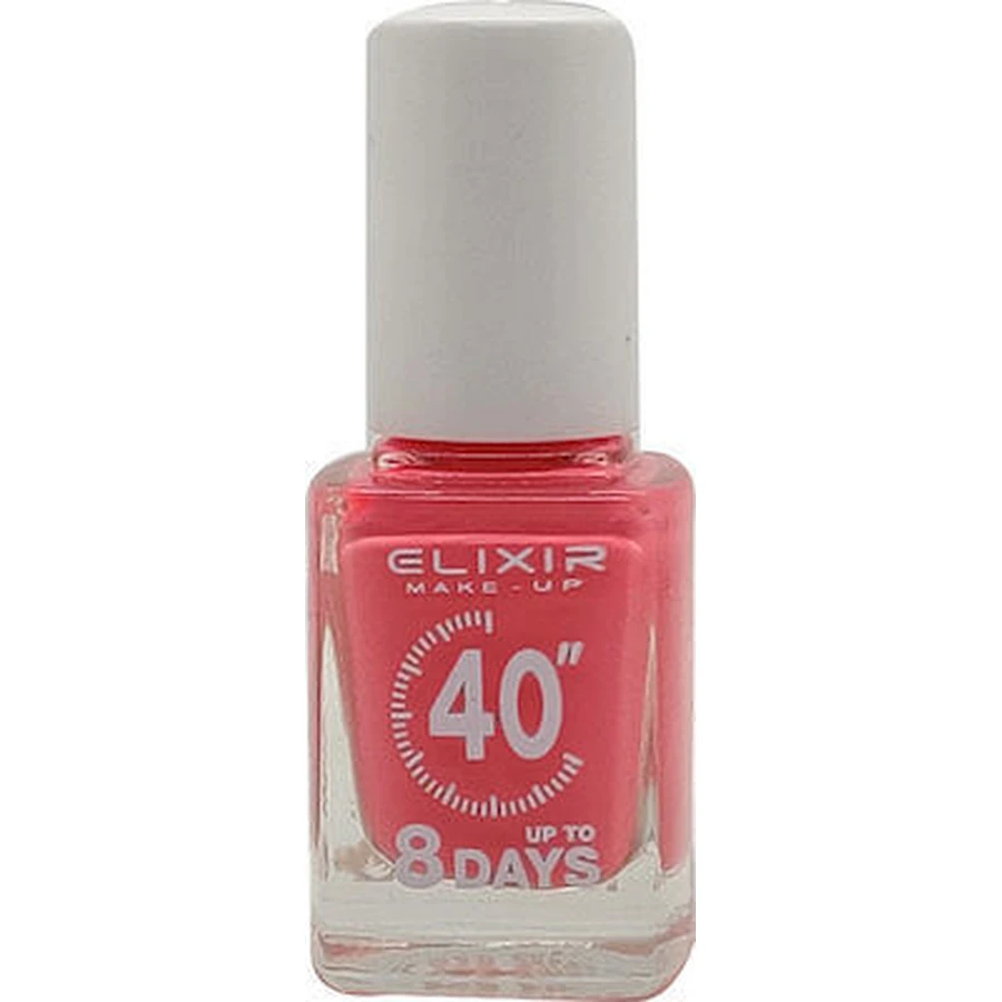 ELIXIR 40″ Tot 8 Dagen Glans Langhoudende Nagellak Sneldrogend Roze 311 13ml