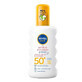 Spray per la protezione solare SPF 50+ Allergy Sensitive Protect, 200 ml, Nivea Sun