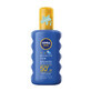 Children&#39;s tinted sun protection spray SPF 50+ Protect &amp; Care, 200 ml, Nivea Sun