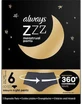 ALWAYS Zzz Menstrual No.6 Secure Night Pants Small Medium Menstrual Night Underwear 3 Pieces
