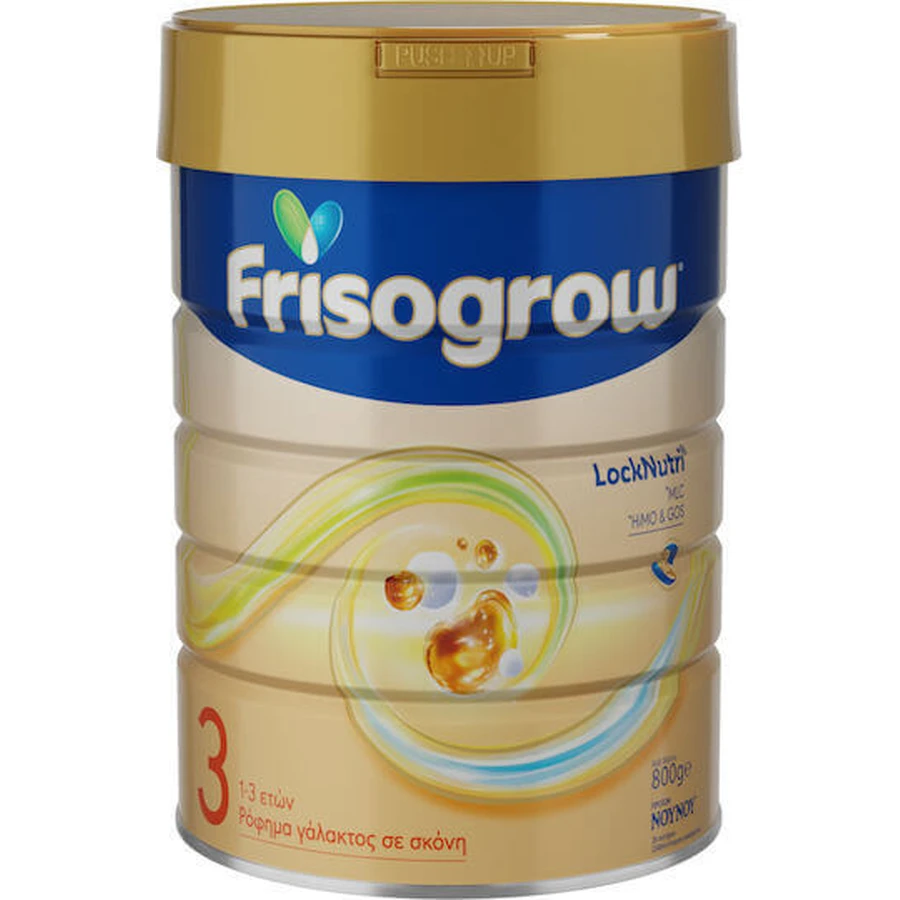 FRISOGROW 3 MLC & GOS & HiMO Bebida láctea en polvo para niños de 1 a 3 años 800g