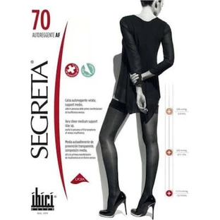 Pantalones SEGRETA Rizomere 70 DEN Nero