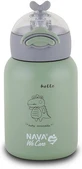 NAVA Thermosflasche aus Edelstahl We Care in grüner Farbe 350ml (10-110-003)