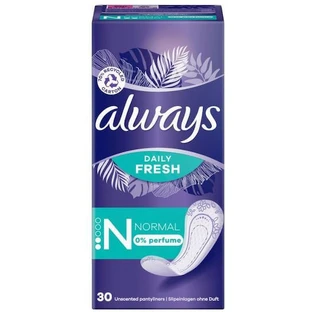 ALWAYS Daily Fresh Normal 0% Perfume 30 Serviettes