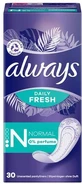 ALWAYS Daily Fresh Normal 0% Perfume 30 Servilletas