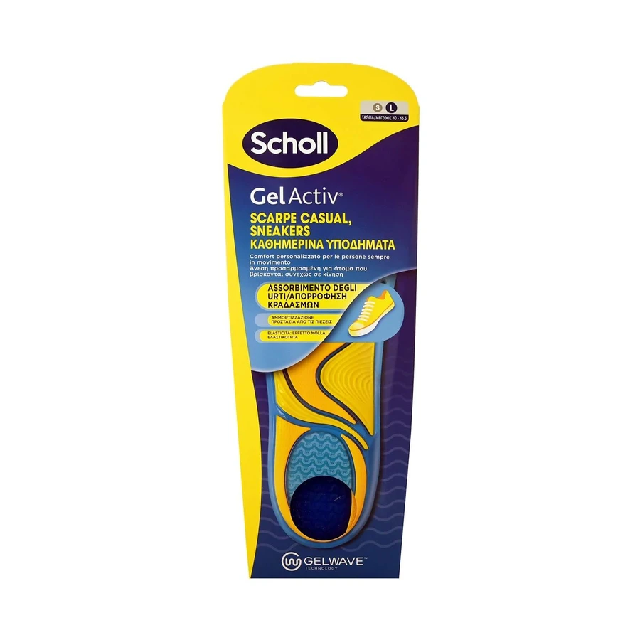 SCHOLL Gel Activ inlegzool voor dagelijkse schoenen L (nr. 40-46,5)