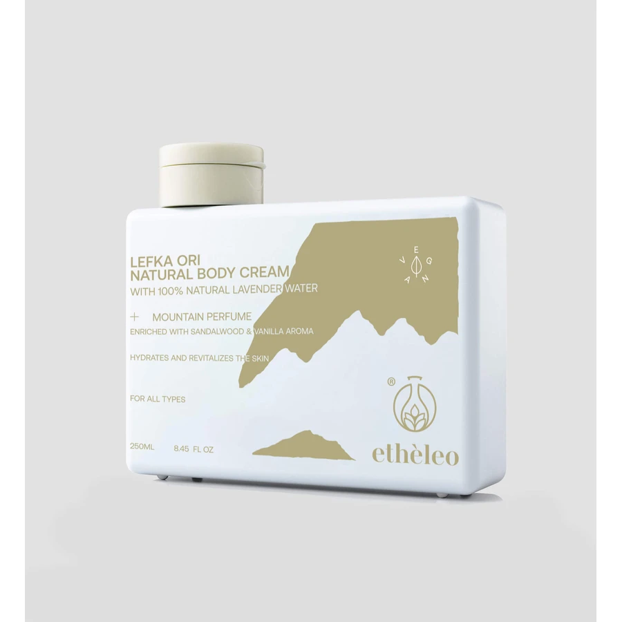 ETHELEO Natural Body Cream Lefka Ori 250ml