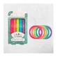AMBITAS Invisibobble Ecotie Erde Neon Glow Haar Bänder 6 Stück