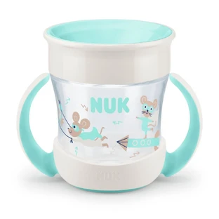 NUK Mini Magic Cup Cup mit Lippe und Deckel Ab 6 Monaten, 160ml In verschiedenen Farben - Türkis