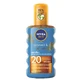 Sun Protection Spray Oil SPF 20 Protect &amp; Bronze, 200 ml, Nivea Sun