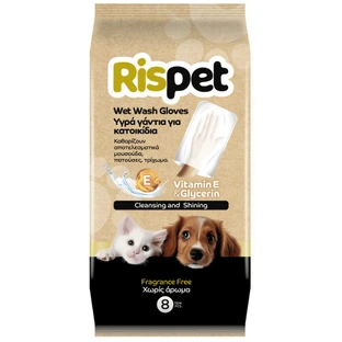 RISPET Handschoenen voor Natte Huisdieren 8 stuks [2185N]