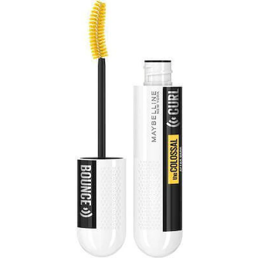 MAYBELLINE The Colossal Curl Bounce Mascara After Dark Mascara For Curl Lashes With Strong Volume & Black Color 10ml