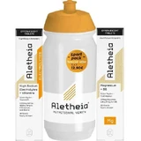 ALETHEIA Promo Natriumreiche Elektrolyte + Vitamine 18 Brausetabletten & Magnesium + Vitamin B6 20 Brausetabletten & Geschenk-Sportflasche 500m
