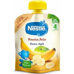 NESTLE Purée de fruits Banane & Pomme Dès le 4ème mois 90gr