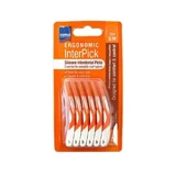INTERMED InterPick Ergonómico Pinceles de Silicona Naranja Talla S/M 36 Piezas