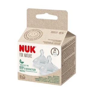 NUK Tetina de Silicona para Naturaleza Mediana 2 Piezas 10.124.026