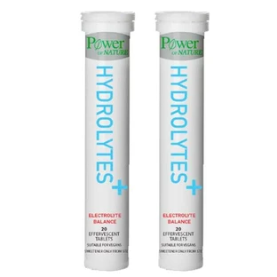 POWER OF NATURE Set Hydrolyte Elektrolyt-Ergänzung, 20 + 20 Tabletten