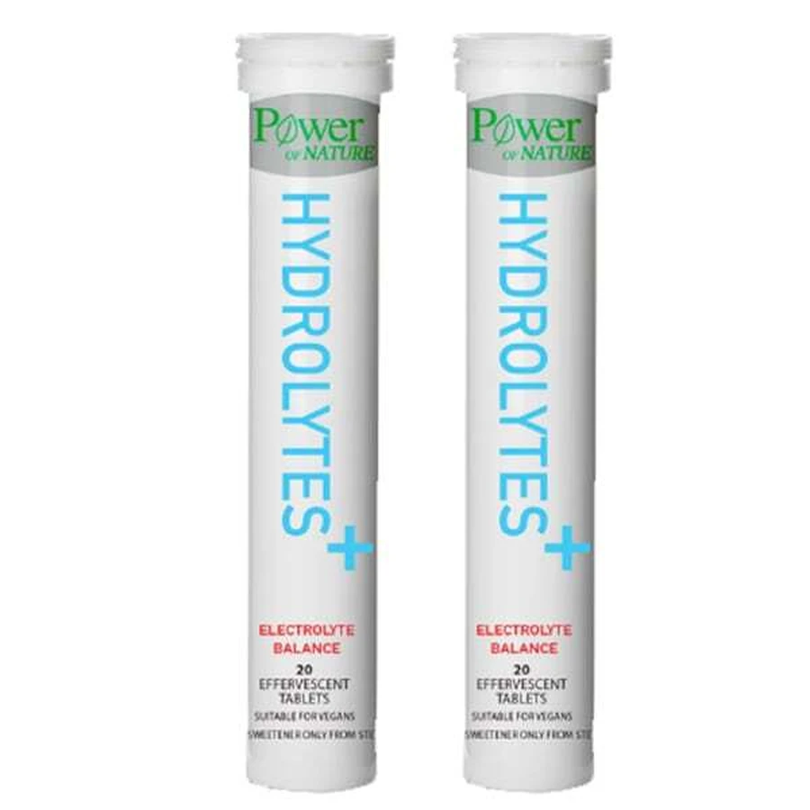 POWER OF NATURE Set Hydrolyte Elektrolyt-Ergänzung, 20 + 20 Tabletten