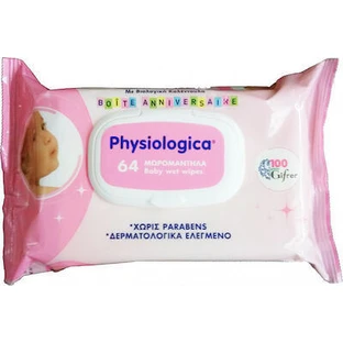 PHYSIOLOGICA Babydoekjes voor luierverschoning met calendula 64 stuks