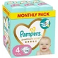 PAMPERS Premium Care Pack Mensual No 4 Pañales con Pegatina (9-14 kg) 174 Piezas