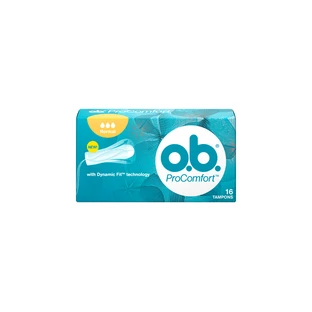 O.B Pro Comfort Curved Grooves & SilkTouch Cover Tampons Originaux Pour Flux Normal Normal x16