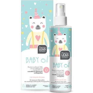 PHARMALEAD Huile bébé - Huile hydratante naturelle pour la peau sensible de bébé, 125ml
