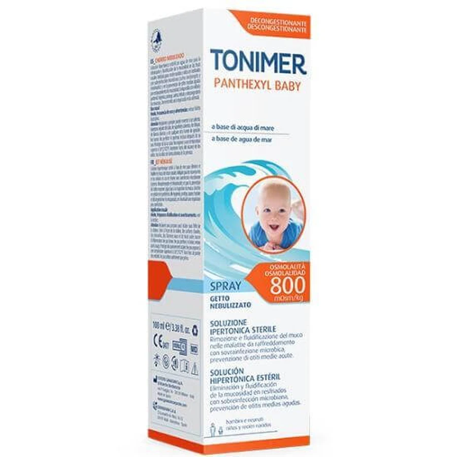 TONIMER Panthexyl Baby Spray Hypertonic Solution with Sea Water, 100ml